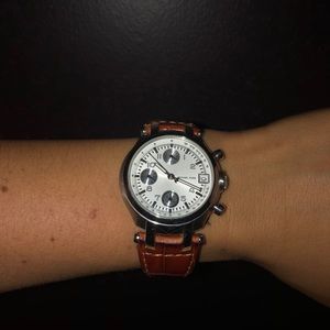 Leather Micheal Kors watch